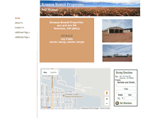 Tablet Screenshot of kennonselfstoragerentals.com